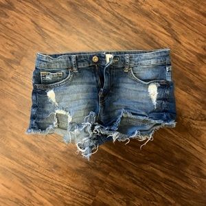 H&M blue jean shorts